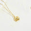 14K Gold Plated Copper Initial Pendant Necklace