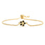 Fashion Flower Copper Bracelets Gold Plated Zircon Copper Bracelets