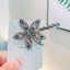 Classic Rhinestone Starfish Flower Hair Clip - Luxury Duckbill Hair Accessory