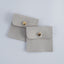 Elegant Solid Color Flannel Jewelry Packaging Bags with Snap Closure