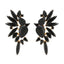 Retro Luxurious Rhinestone Wing Stud Earrings