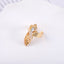 Fashion Alloy Diamond Crown Adjustable Nail Ring