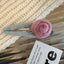 Women's Floral Woolen Hair Clip - French Rose Hairpin for Autumn and Winter