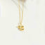 14K Gold Plated Copper Initial Pendant Necklace