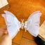 Sweet Butterfly Embroidered Pearl Hair Clip for Girls