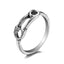 Retro Geometric Alloy Plated Unisex Punk Knuckle Ring