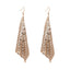 Geometric Aluminum Sequin Tassel Drop Earrings for Women