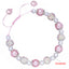 Casual Style Imitation Pearl Rhinestone Women's Bracelet with Diamond Beads