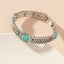 Retro Bohemian Carved Turquoise Women's Bangle Bracelet