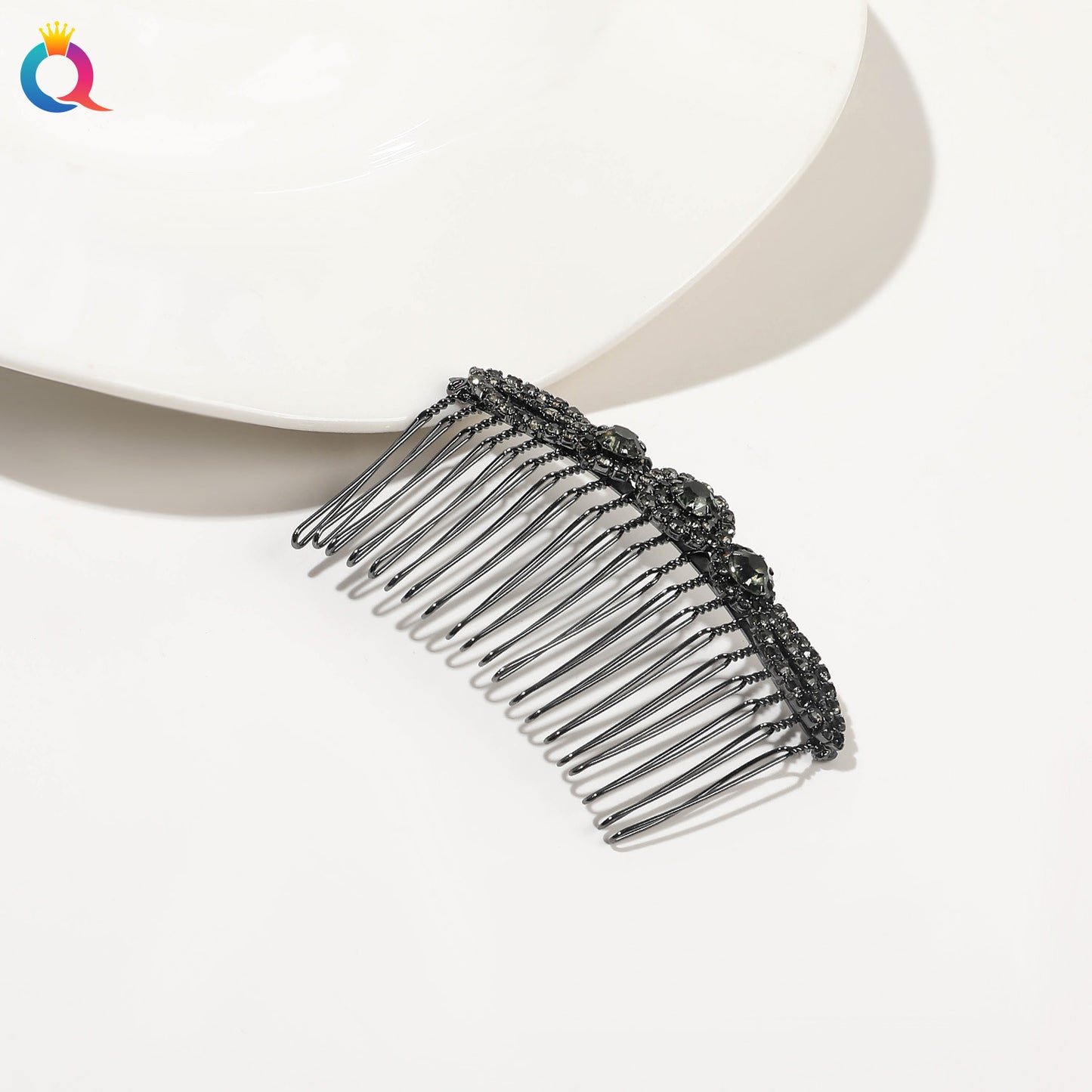 Simple Leaf Metal Hair Clip and Comb Bridal Headband