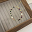 Colorful Natural Stone Asymmetrical Beaded Bracelet Set