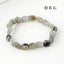 Simple Round Natural Stone Crystal Beaded Bracelet for Women