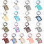 Fashion Snakeskin PU Leather Tassel Keychain Bracelet Wallet