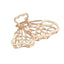 Korean Simple Large Metal Butterfly Hair Clip for Women - New Fashion Hair Accessory