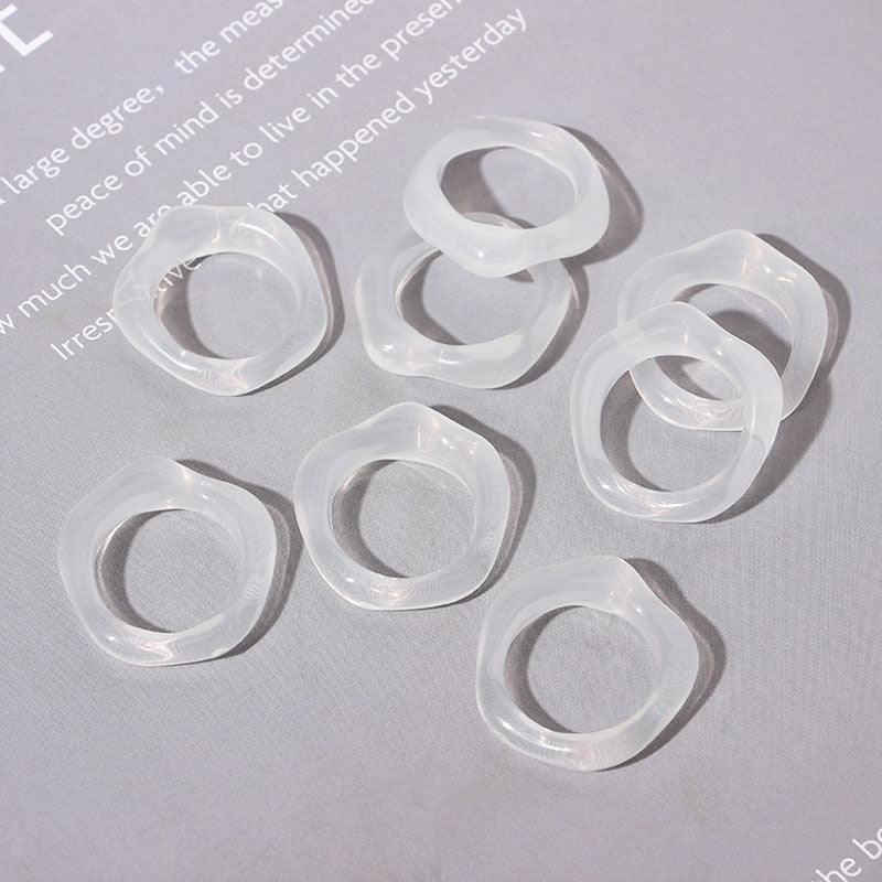 Simple Chic Geometric Resin Women's Rings