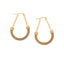 1 Pair Simple Style U Shape Circle Stainless Steel Plating Hoop Earrings