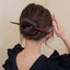 Chinoiserie Floral Pearl Fringe Alloy Hairpin for Women