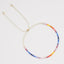 Minimalist Stainless Steel Rope and Colorful Beaded Bracelet Set