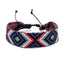 Retro Rhombus Ethnic Style Cotton Rope Hand-Woven Bracelet