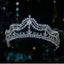 Women's Elegant Alloy Diamond Bridal Crown Hairpiece