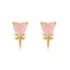 Ethnic Geometric Gemstone Lollipop Ice Cream 18k Gold Plated Earrings