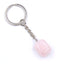 Irregular Natural Stone Crystal Keychain Pendant for Bags