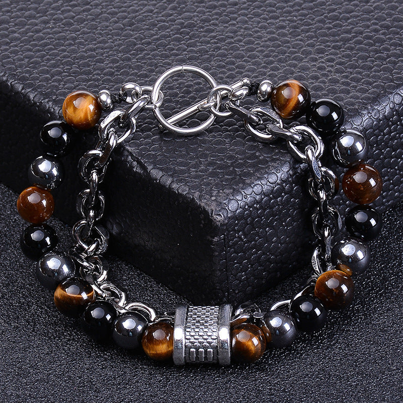 Fashion Geometric Natural Stone Handmade Bracelets 1 Piece