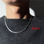 European American Stainless Steel Snake Chain Choker Necklace