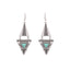 1 Pair Ethnic Style Geometric Alloy Plating Turquoise Women'S Drop Earrings