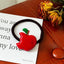 Women's High-End Acetate Fruit Hair Tie with Rhinestone Inlay