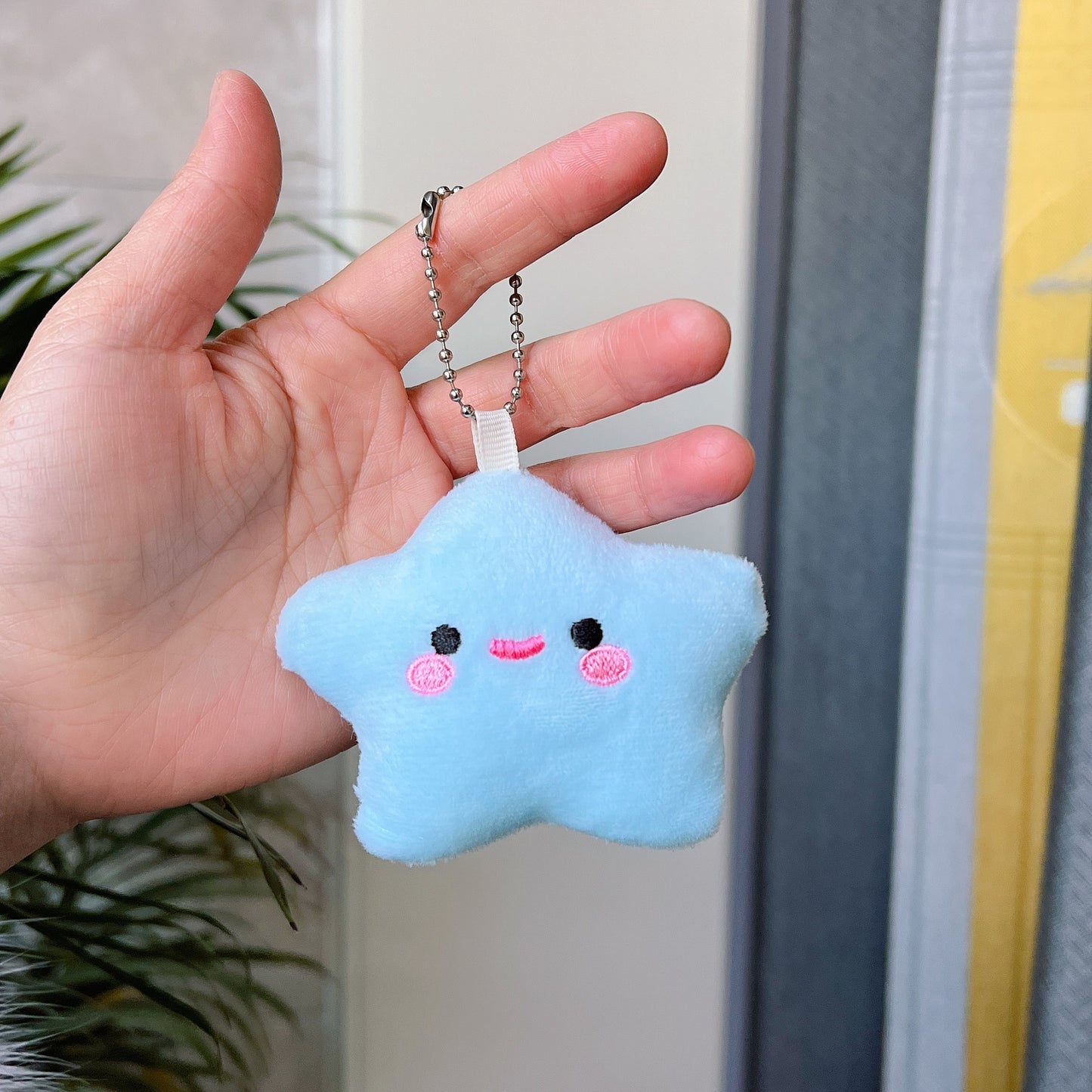 Cute Star Plush Keychain Pendant Toy