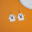 1 Pair Retro Color Block Ghost Hand Acetic Acid Drop Earrings