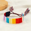 Geometric Cloth Ethnic Style Hand-Woven Tassel Bracelet for Women