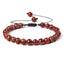 Ethnic Natural Stone Agate Beaded Adjustable Yoga Bracelet