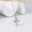 18K Gold Plated Stainless Steel Cross Pendant Necklace for Women and Men