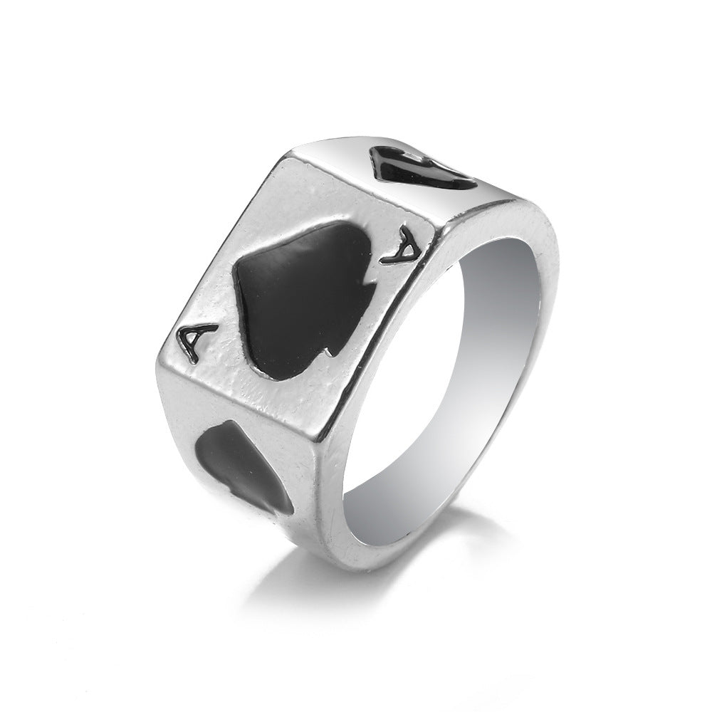 Retro Geometric Alloy Plated Unisex Punk Knuckle Ring