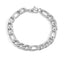 Figaro Chain Stainless Steel Gold Plated Bracelet