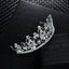 Zircon Inlay Baroque Bridal Tiara Headband