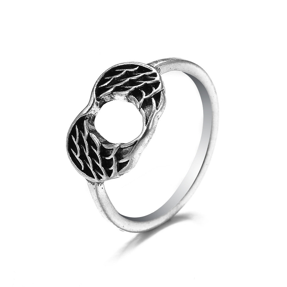 Retro Geometric Alloy Plated Unisex Punk Knuckle Ring