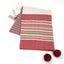 Women's Plaid Imitation Cashmere Thick Warm Scarf Shawl with Pom Poms