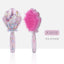 Elegant Shell Rainbow Massage Hair Comb - Portable Plastic Hair Accessory