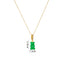 Colorful Bear Resin Zircon Pendant Necklace for Women and Men