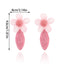 1 Pair Women's Beach Floral Raffia Drop Earrings - Creative Fashion Jewelry