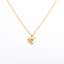 Retro Heart Shape 14k Gold Plated Birthstone Locket Necklace