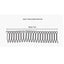 Unisex Retro Alloy Plating Insert Comb and Invisible Hairpin Headband for Bangs Finishing