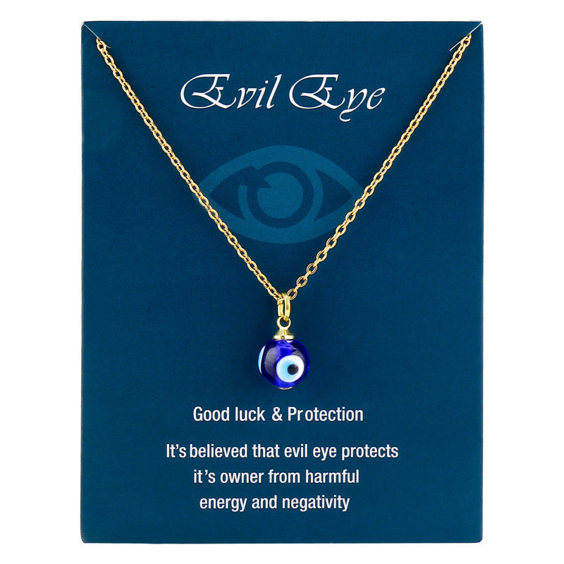 Fashion Eye Stainless Steel Metal Pendant Necklace 1 Piece