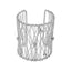 Elegant Rhinestone Alloy Mesh Design Women's Cuff Bracelet