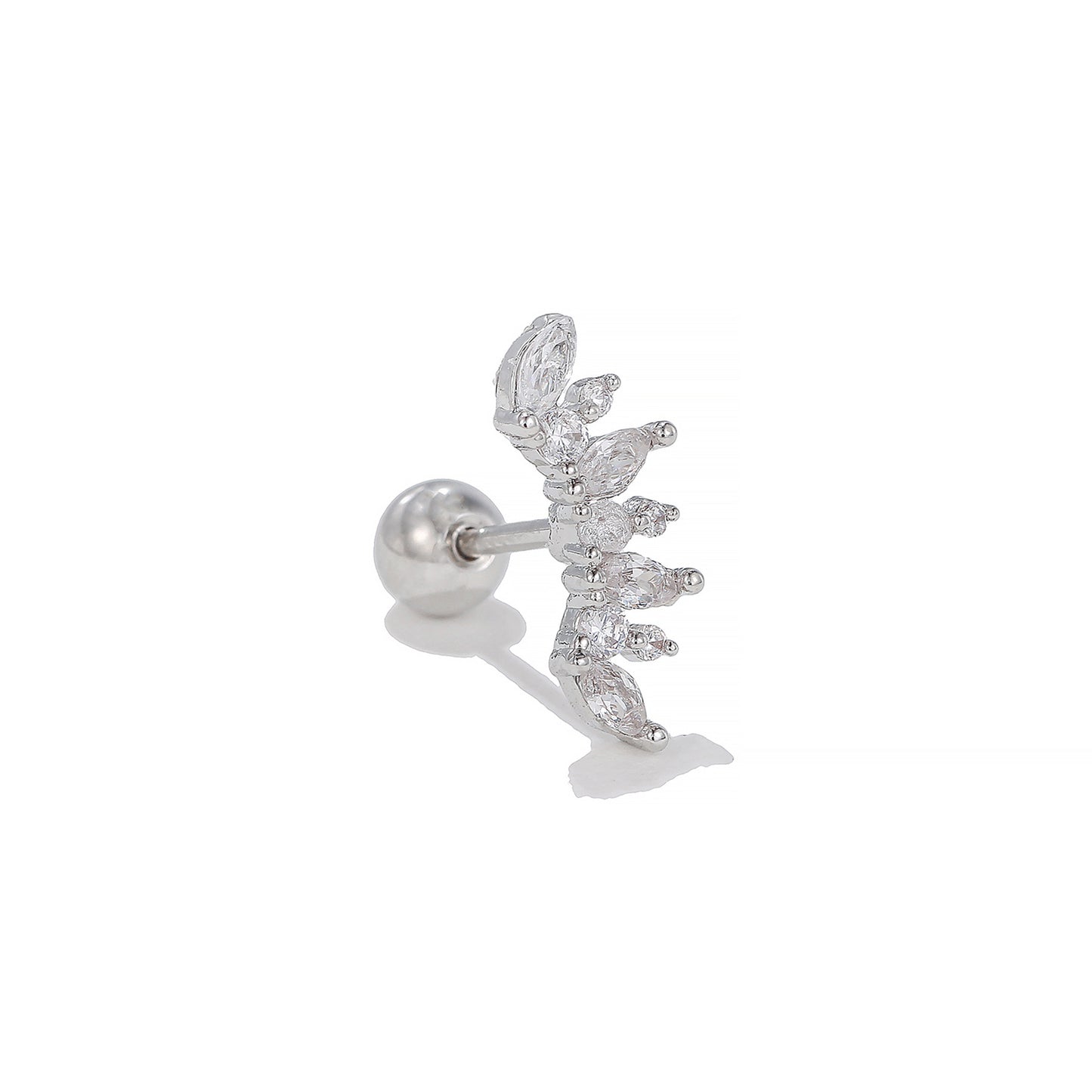 Geometric Devil's Eye Zircon Inlay Ear Cartilage Studs and Earrings