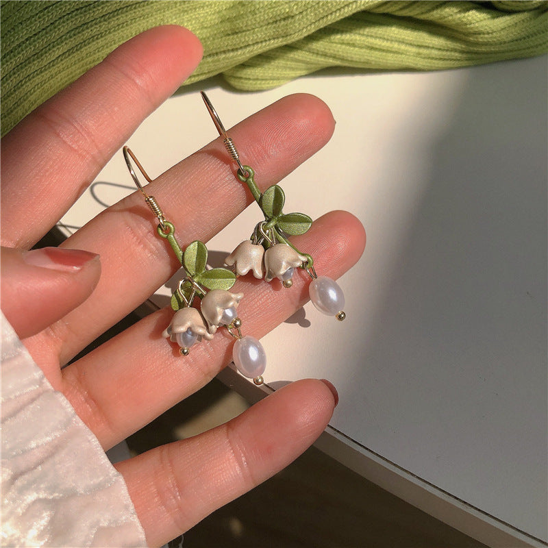 Sweet Flower Alloy Plating Women'S Earrings 1 Pair