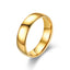 Couple Rhinestone Stainless Steel Matte Gold Zircon Rings